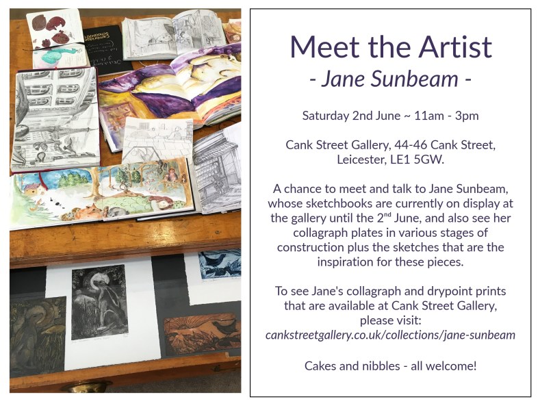 Meet the Artist Jane Sunbeam @Cank Street Gallery